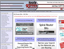 Tablet Screenshot of cncrouterbitsxp.com
